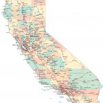 California Road Map Map Of California Springs Map Of California   Map Of California Highways And Freeways