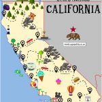 California Road Trip Map California Map With Cities Map Of Southern   California Coastal Towns Map