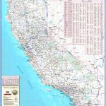 California Roadways State Reference Map From Compart   Laminated California Map