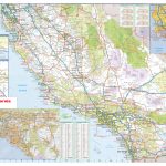 California Southern Wall Map Executive Commercial Edition   Laminated California Map