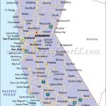 California State Map. Site Has Various Maps Of California, Including   California Map With States