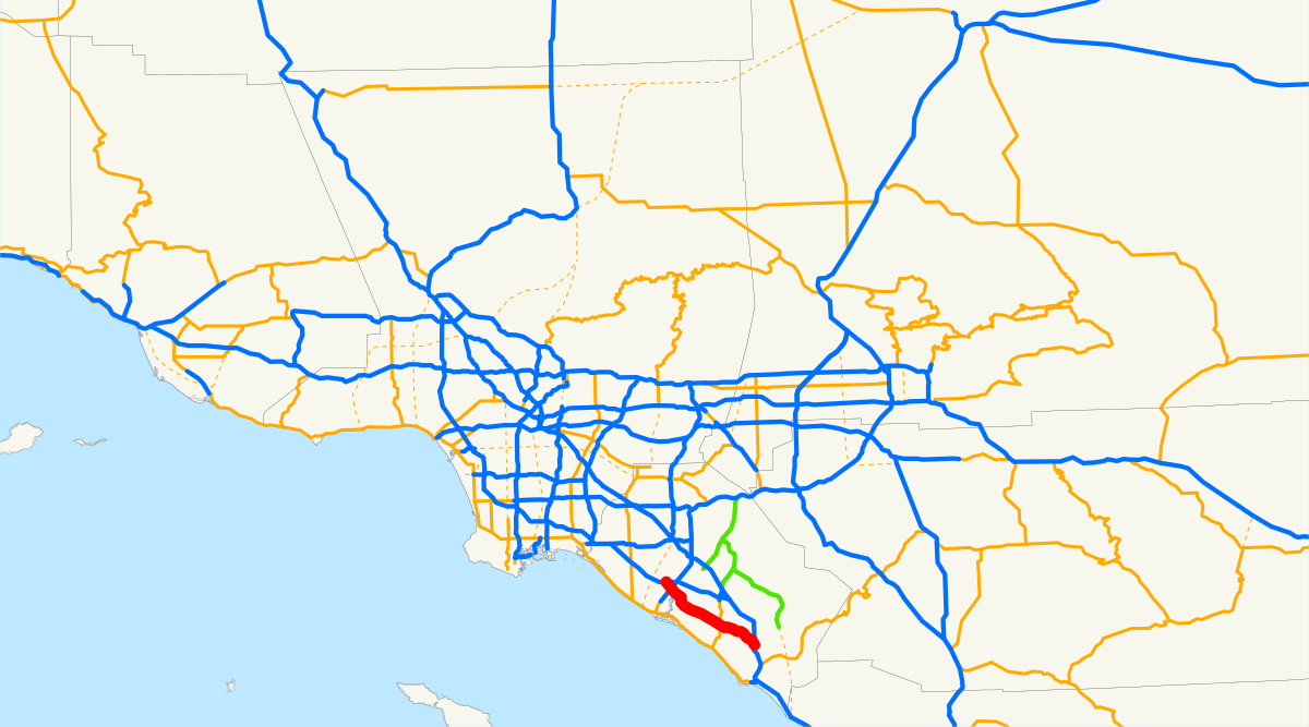 California State Route 73 - Wikipedia - California Toll Roads Map