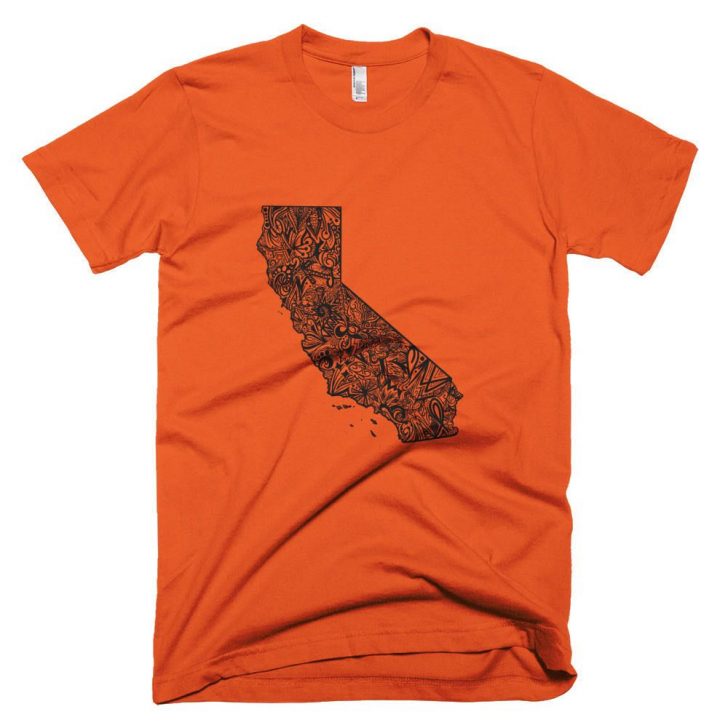 California Map T Shirt