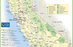 California Travel Map - California Rest Stops Map - Printable Maps