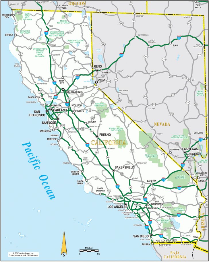 California Road Map Book