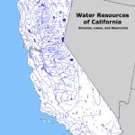 California Water Resources Map   Klipy   California Water Map