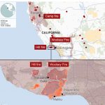 California Wildfires: Fears Of Further Damage As Winds Strengthen   California Wildfires 2018 Map