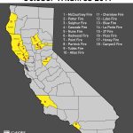 California Wildfires Map Current Printable Maps Map Current Forest   2017 California Wildfires Map