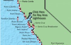Californian Lighthouses | California Road Trip | Pinterest - Central California Beaches Map