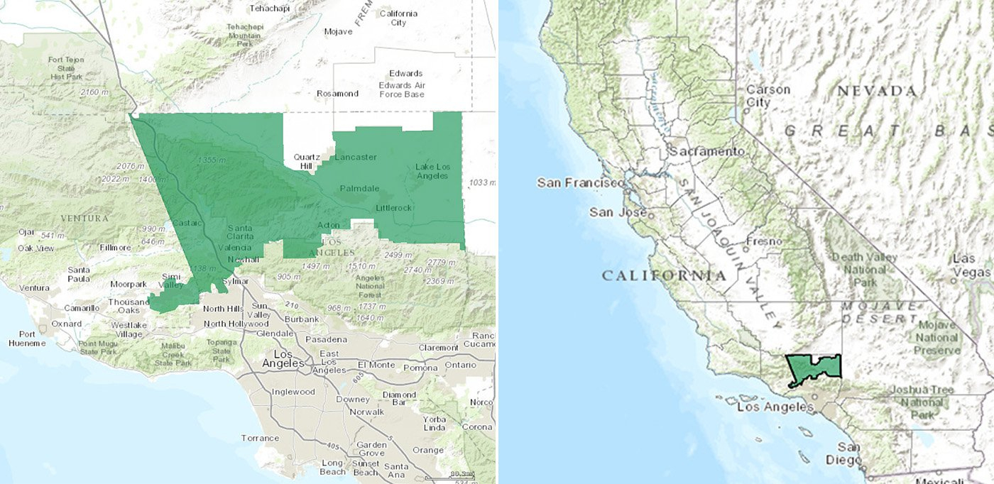 California&amp;#039;s 25Th District - California 25Th District Map
