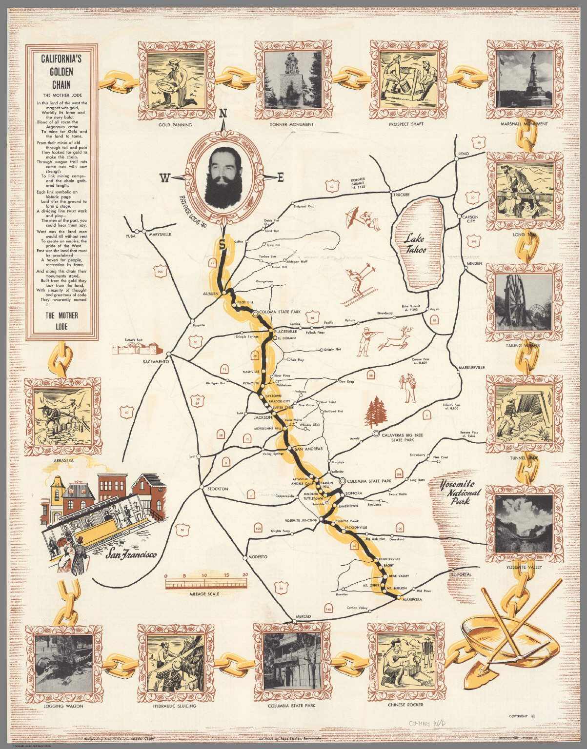 California Mother Lode Map Printable Maps