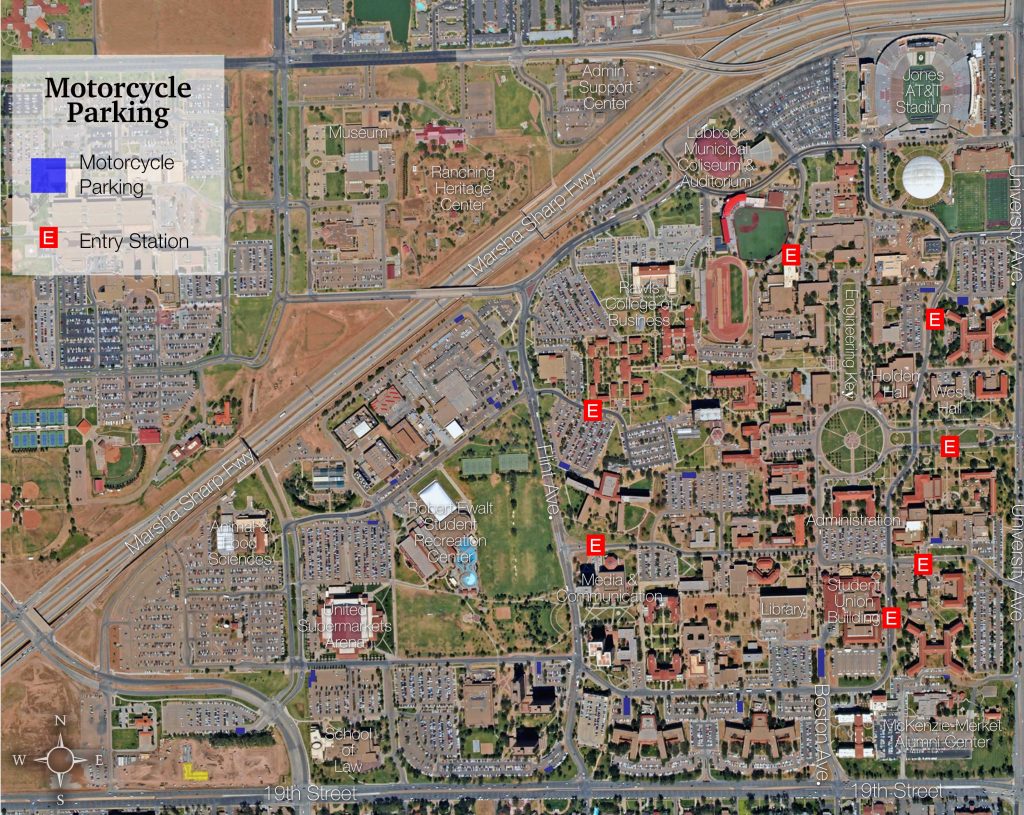 Campus Maps | Transportation & Parking Services | Ttu - Texas Tech Dorm ...