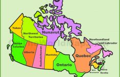 Canada Provinces And Territories Map | List Of Canada Provinces And - Large Printable Map Of Canada