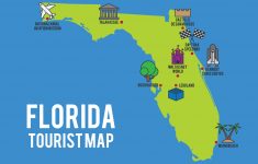 Cartoon Map Of Florida State - Download Free Vector Art, Stock - Florida Cartoon Map