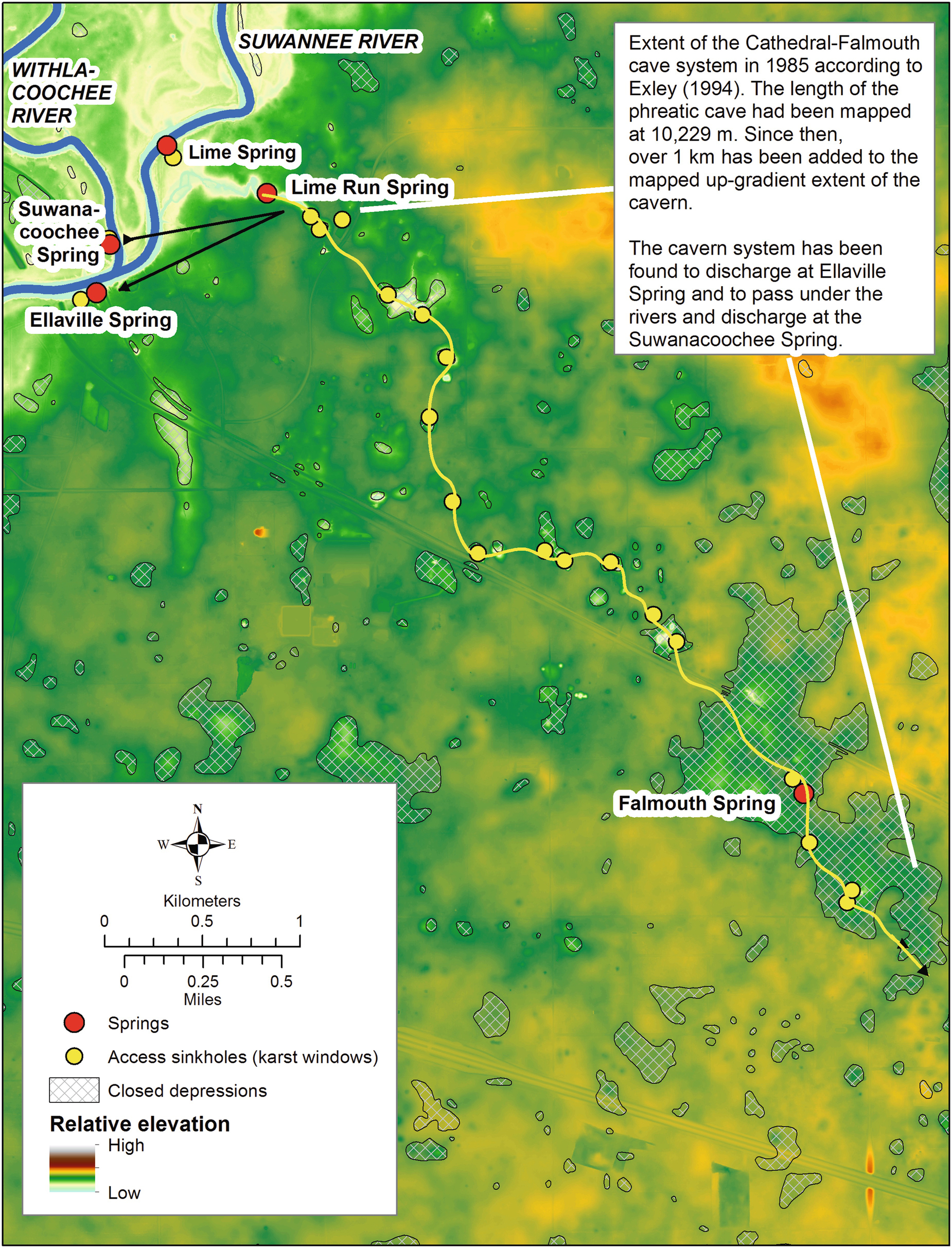 Caves And Sinkholes In Florida | Springerlink - Sinkhole Map Hernando County Florida