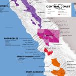 Central Coast Wine: The Varieties And Regions | Wine Folly   California Wine Country Map