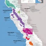 Central Coast Wine: The Varieties And Regions | Wine Maps   Map Of Northern California Wineries