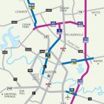 Central Texas Toll Roads Map   Austin Texas Road Map