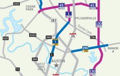 Central Texas Toll Roads Map - Texas Road Map 2018