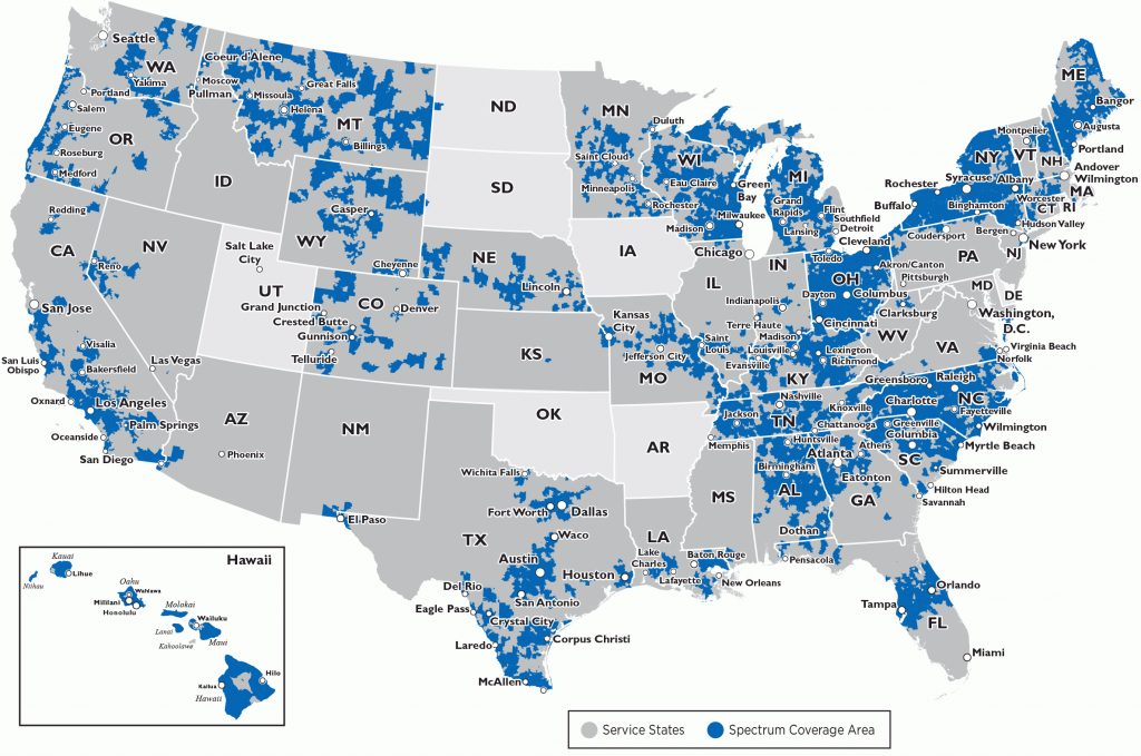 Channel Partner Agent Support Coverage Map | Spectrum - Spectrum ...