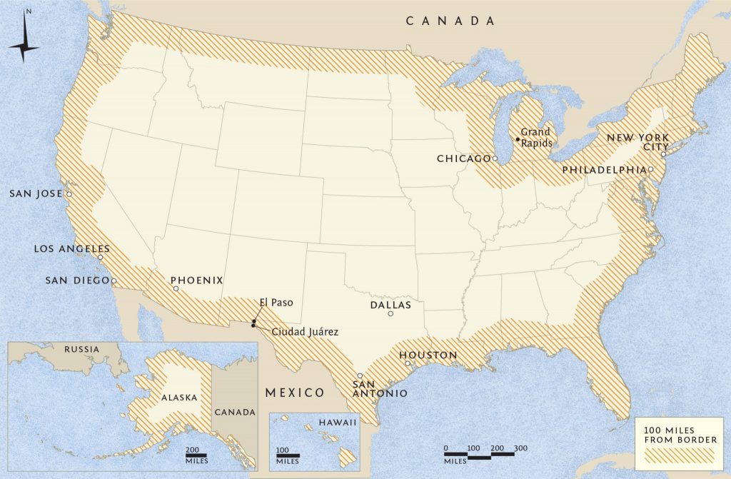 Checkpoint Nation - Border Patrol Checkpoints Map Texas - Printable Maps