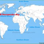 Chesapeake Bay Location On The World Map   Printable Map Of Chesapeake Bay