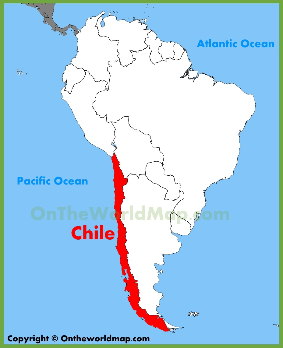 Chile Maps | Maps Of Chile - Printable Map Of Chile