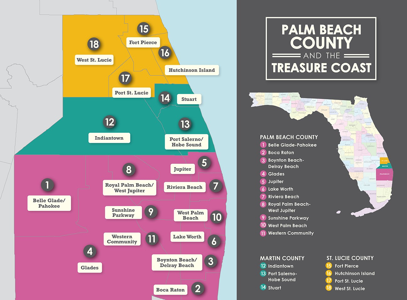 Choosing The Right Neighborhood To Rent In - Map Of Palm Beach County Florida