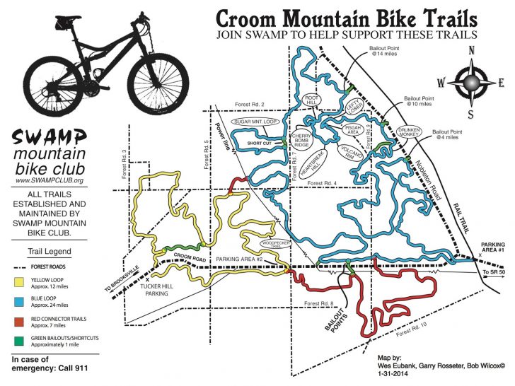 Chuck's Adventures: Biking Florida's Croom Mountain Biking Trails ... - Chucks ADventures Biking FloriDas Croom Mountain Biking Trails FloriDa Mountain Bike Trails Map 728x546