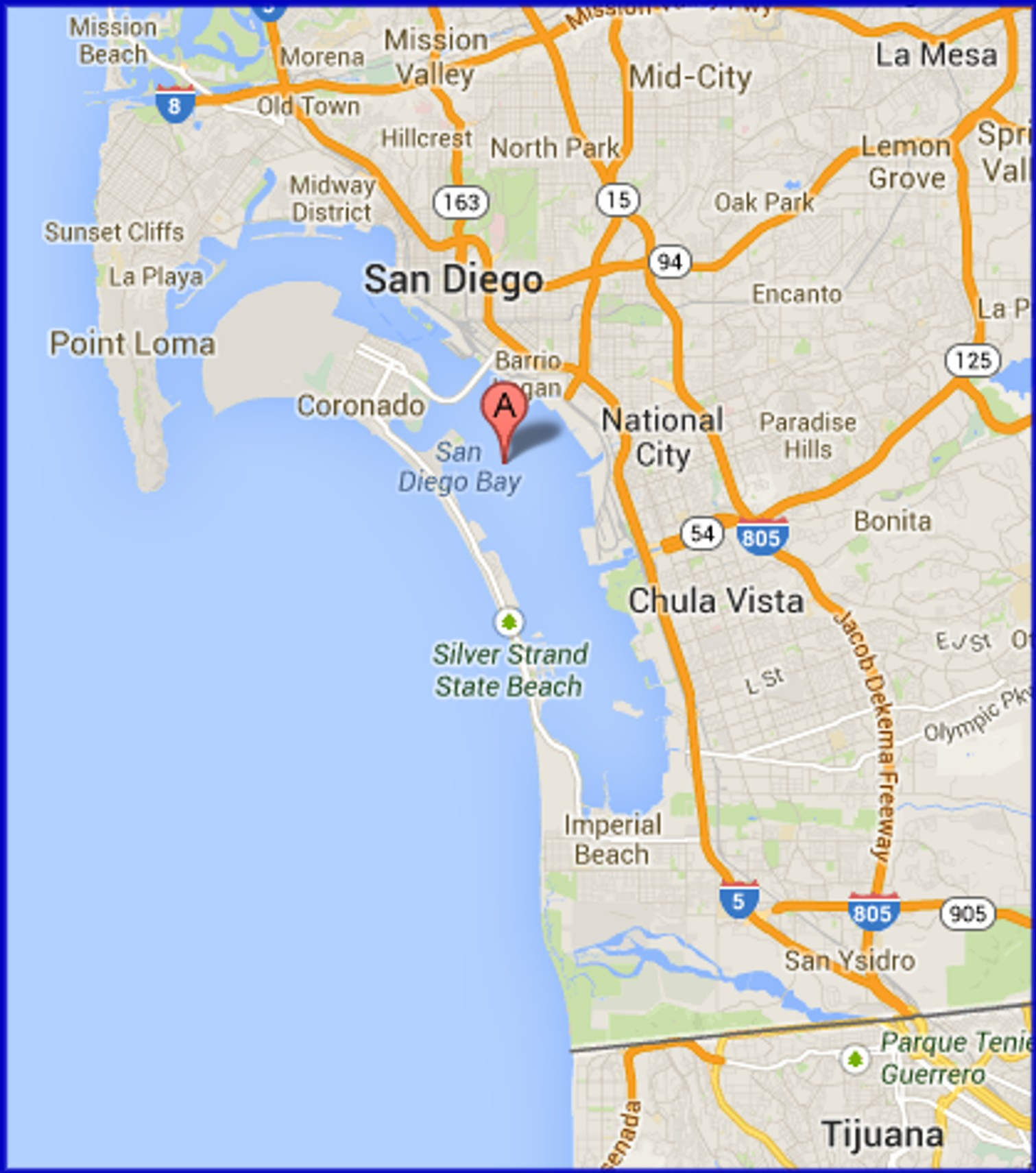 Cities Communities Neig Map Of California Springs San Diego - Google Maps San Diego California