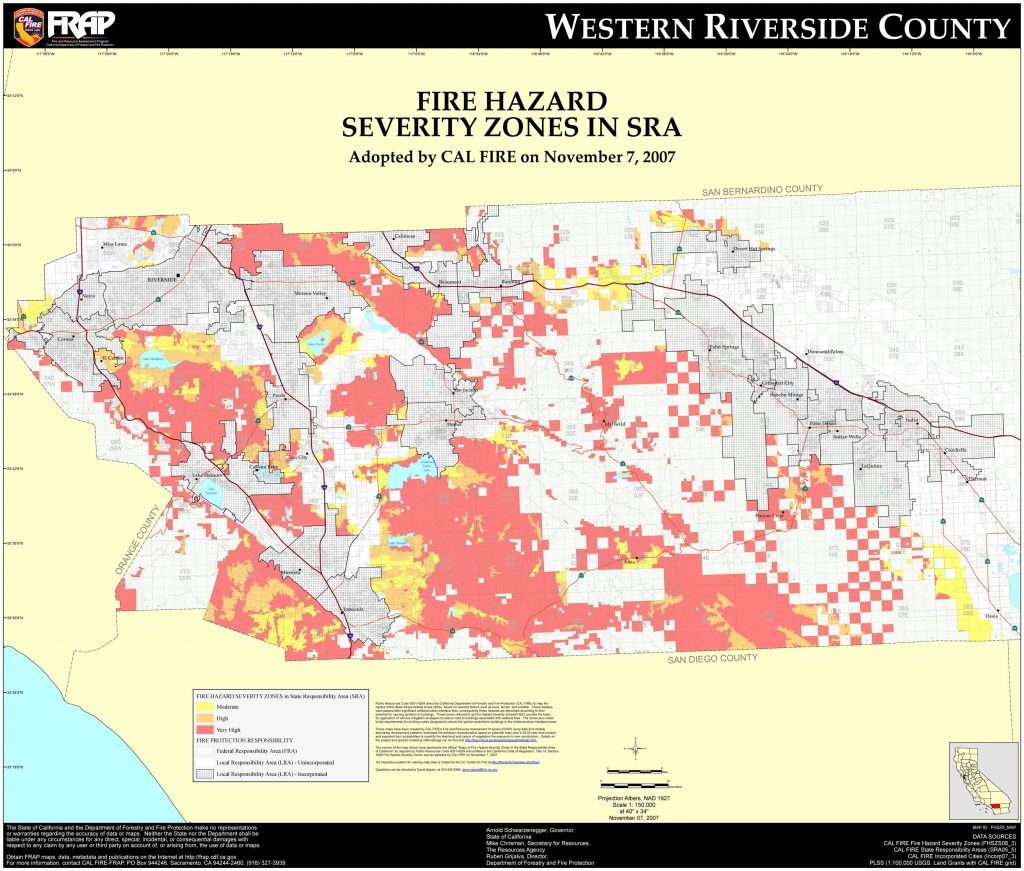 City Of Riverside Zoning Map My Blog Within California Road Maps ...