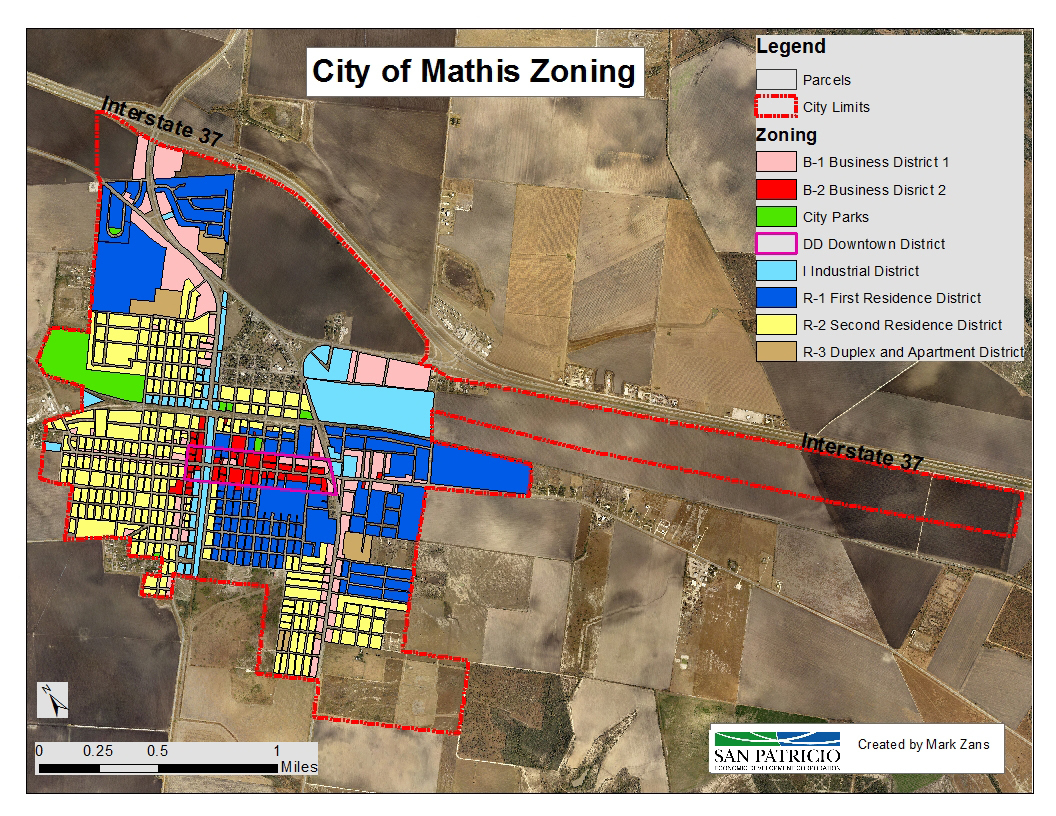 City Zone Maps / San Patricio County Economic Development Corporation - Map Of Aransas Pass Texas