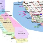 Coastal Map Of Southern California   Klipy   Central California Beaches Map