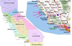Coastal Map Of Southern California - Klipy - Central California Beaches Map
