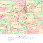 Colorado Printable Map   Printable Road Map Of Colorado