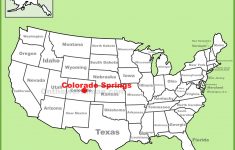 Colorado Springs Location On The U.s. Map - Springs Map Florida