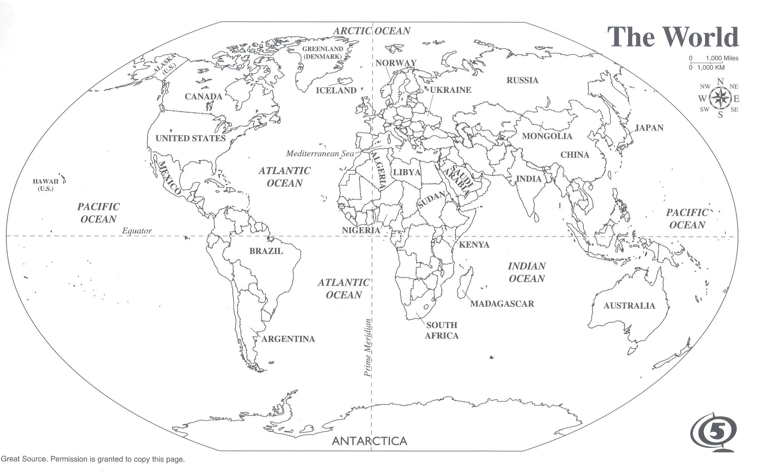 Coloring Pages : Printable World Map Free Black And White Labeled - World Map Black And White Printable