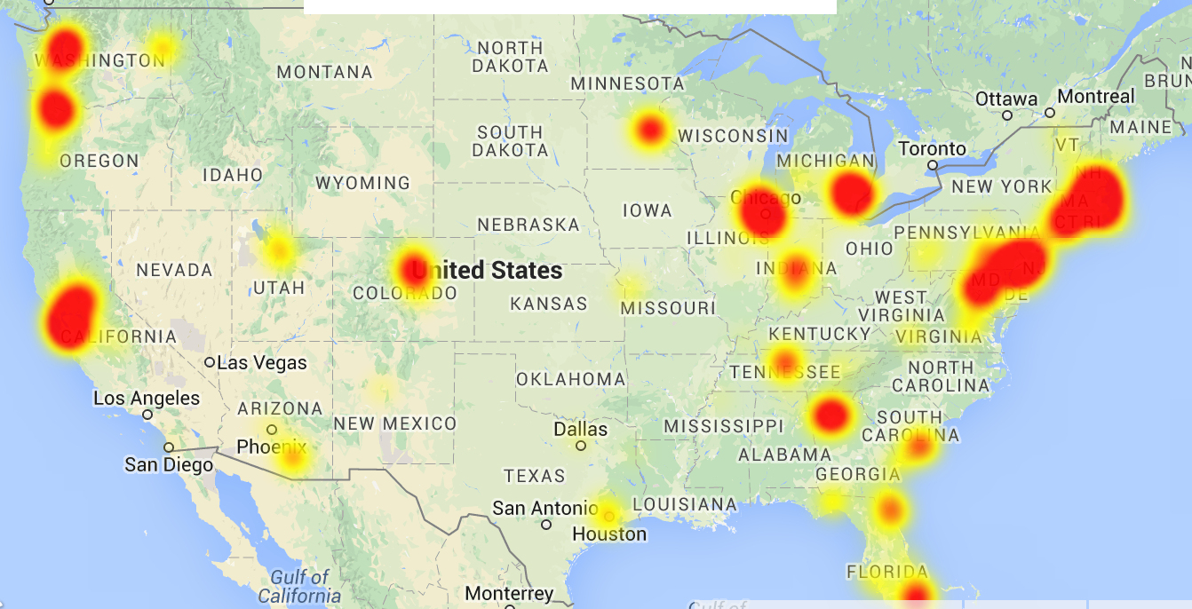 Comcast Outage Map Michigan Michigan State Map Power Outage Map - California Power Outage Map