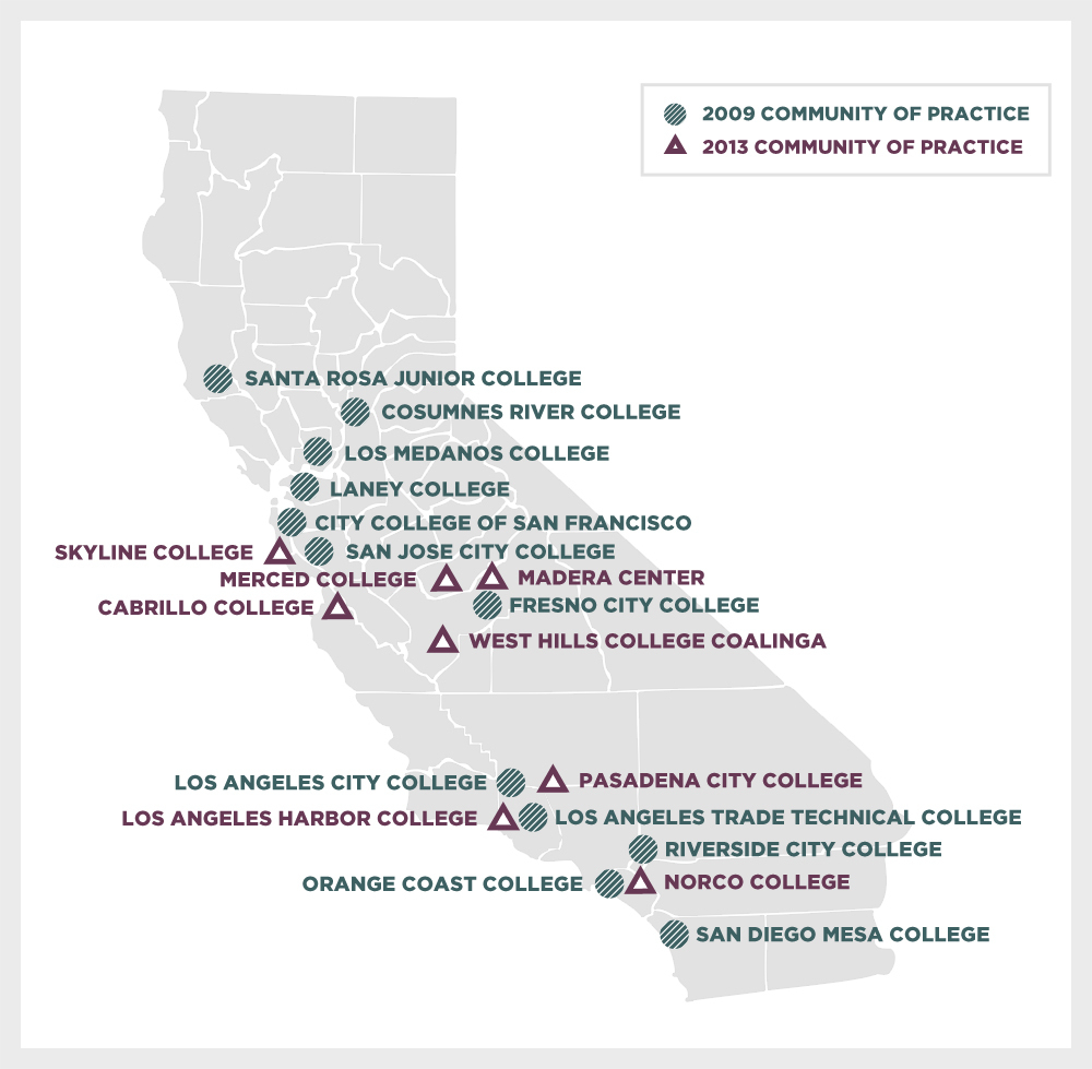 Community Colleges In California Map - Klipy - California Community Colleges Map