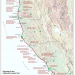 Completing The California Coastal Trail Sb908 Report   California Trail Map