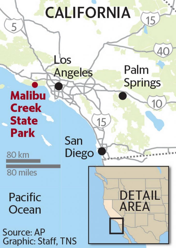 Malibu California Map
