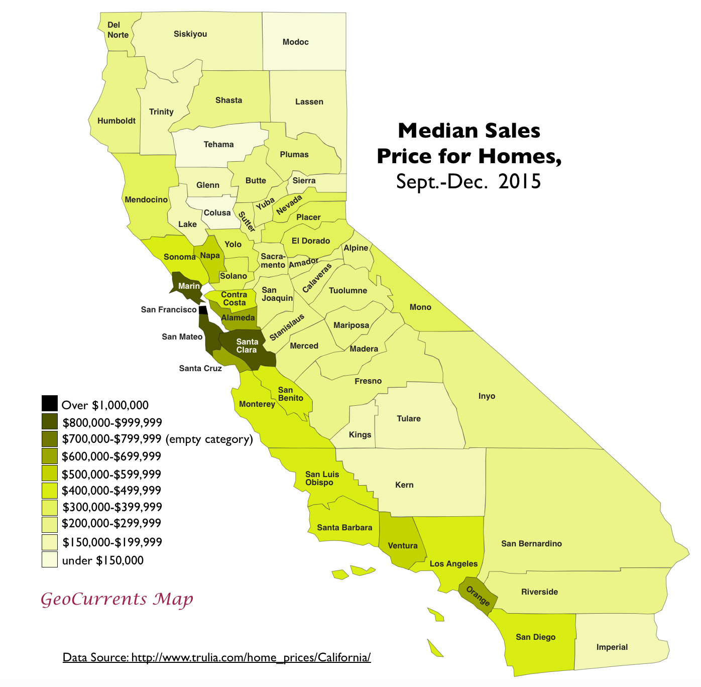 Cost Of Living Map California - Klipy - California Cost Of Living Map