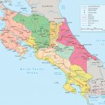 Costa Rica Political Map   Printable Map Of Costa Rica