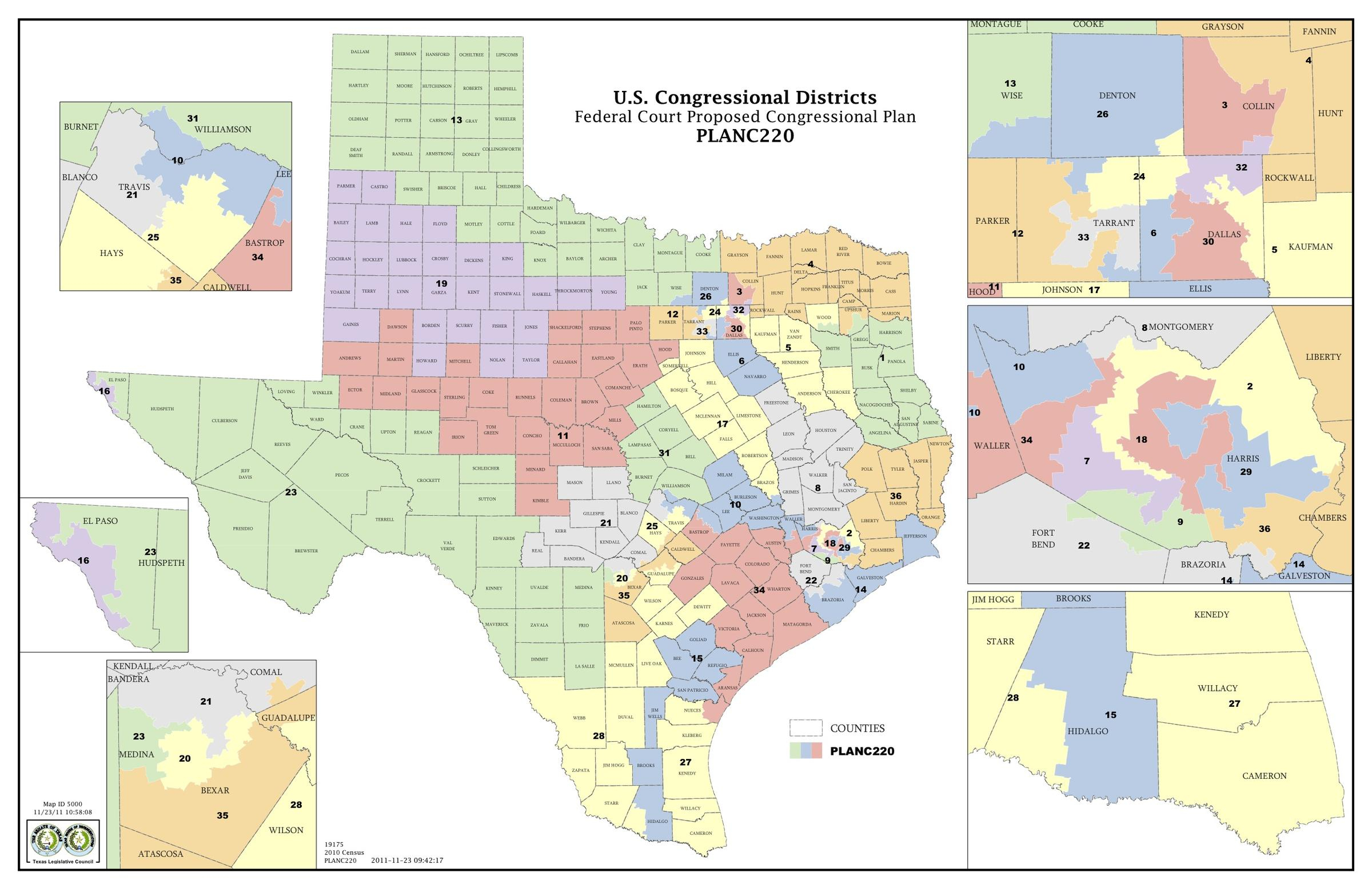 Could A San Antonio Federal Panel Resolve Texas&amp;#039; Redistricting Issue - Texas Senate District Map
