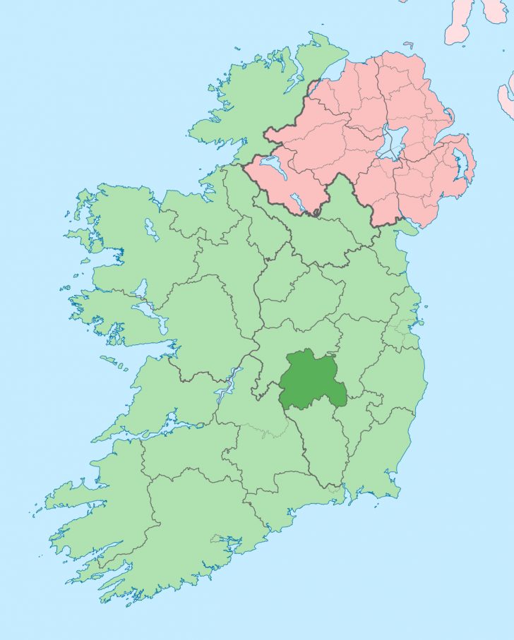 County Laois Wikipedia Printable Map Of Ireland And Scotland 728x907 