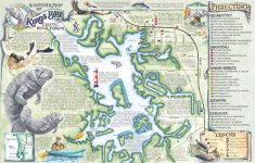 Crystal River's Spring Maps | The Souvenir Map &amp; Guide Of Kings Bay - Springs Map Florida