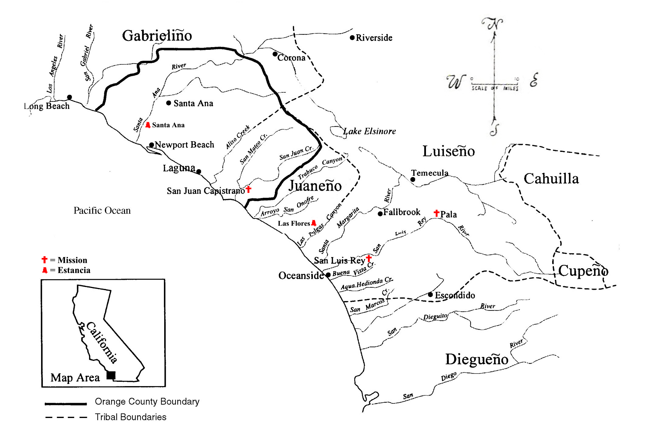 Cupeño - Wikipedia - Southern California Native American Tribes Map