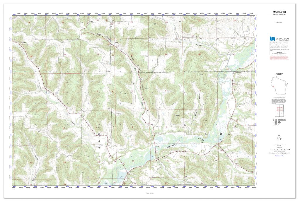 Custom Printed Topo Maps - Custom Printed Aerial Photos - Printable ...