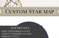 Custom Star Map, Personalized Star Map, Printable Art, Custom Night - Printable Star Map By Date