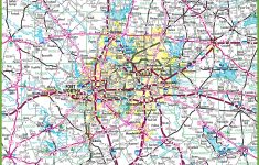 Dallas Area Road Map - Dallas Map Of Texas